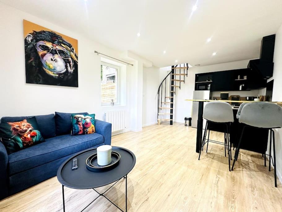 Jungle Appartement Avec Terrasse Laon Exterior foto